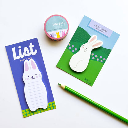 Bunny Die Cut Sticky Notes