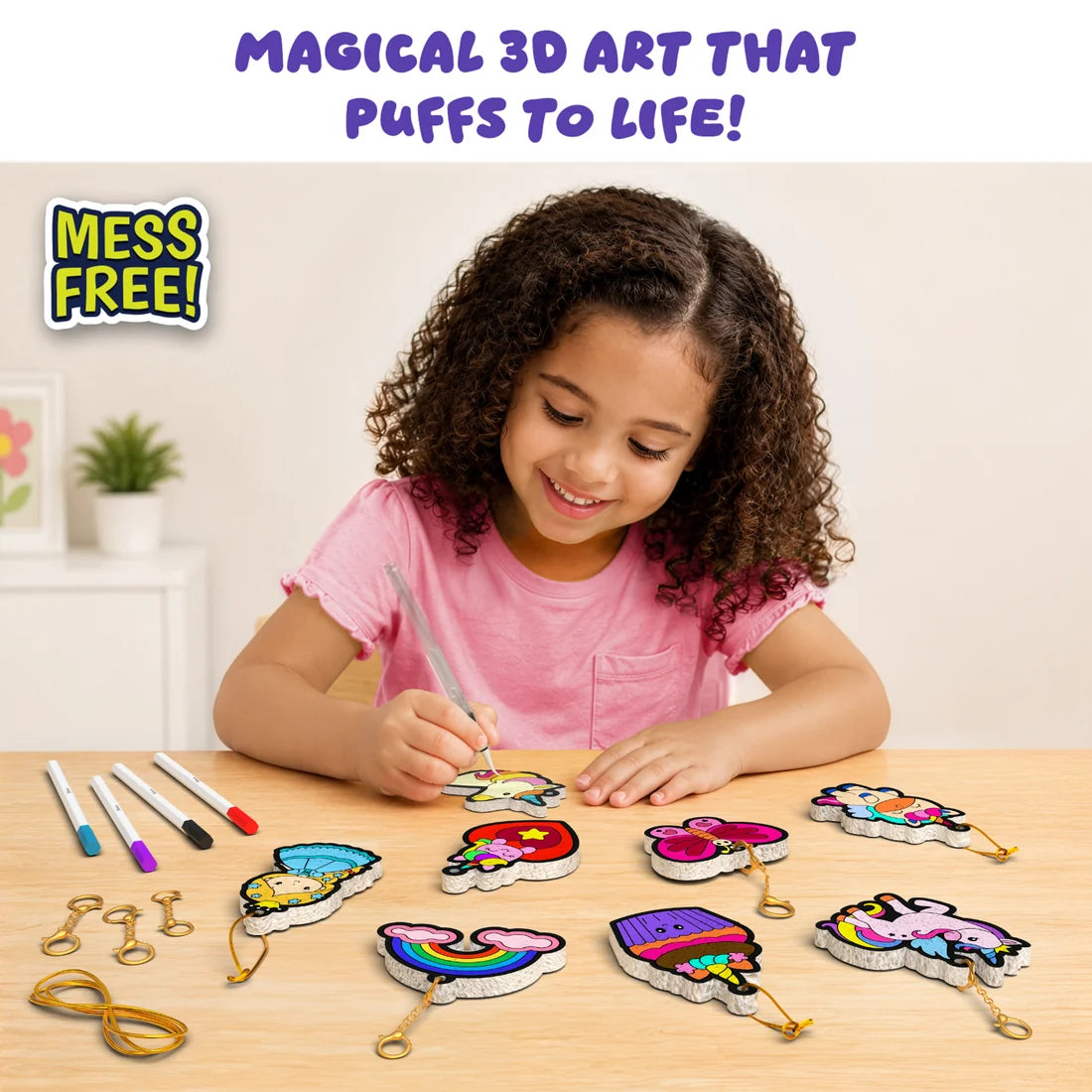 Aqua Puffs: Princesses & Unicorns | 3D Art Kit