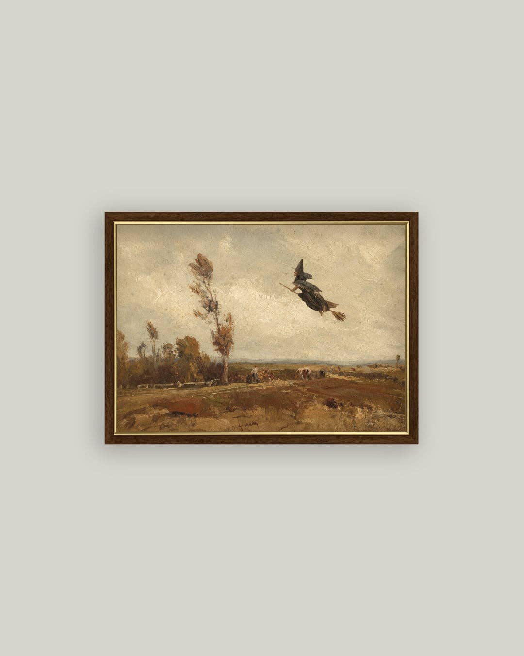 Witch Over an Autumn Sky
