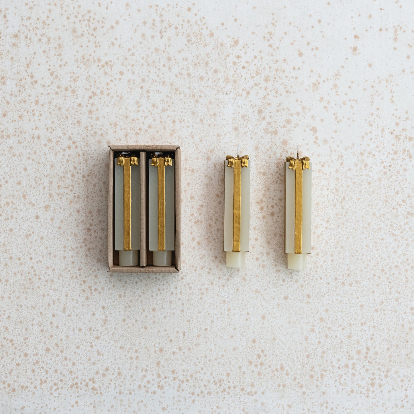 Package Shaped Taper Candles