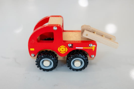 Fire Truck Wooden Toy