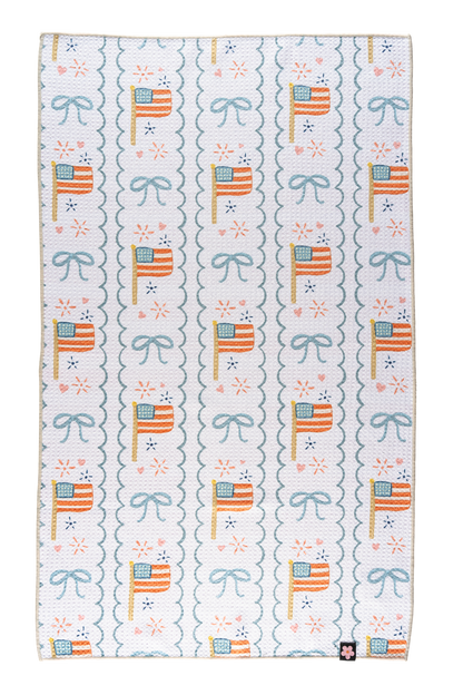 Old Glory Tea Towel