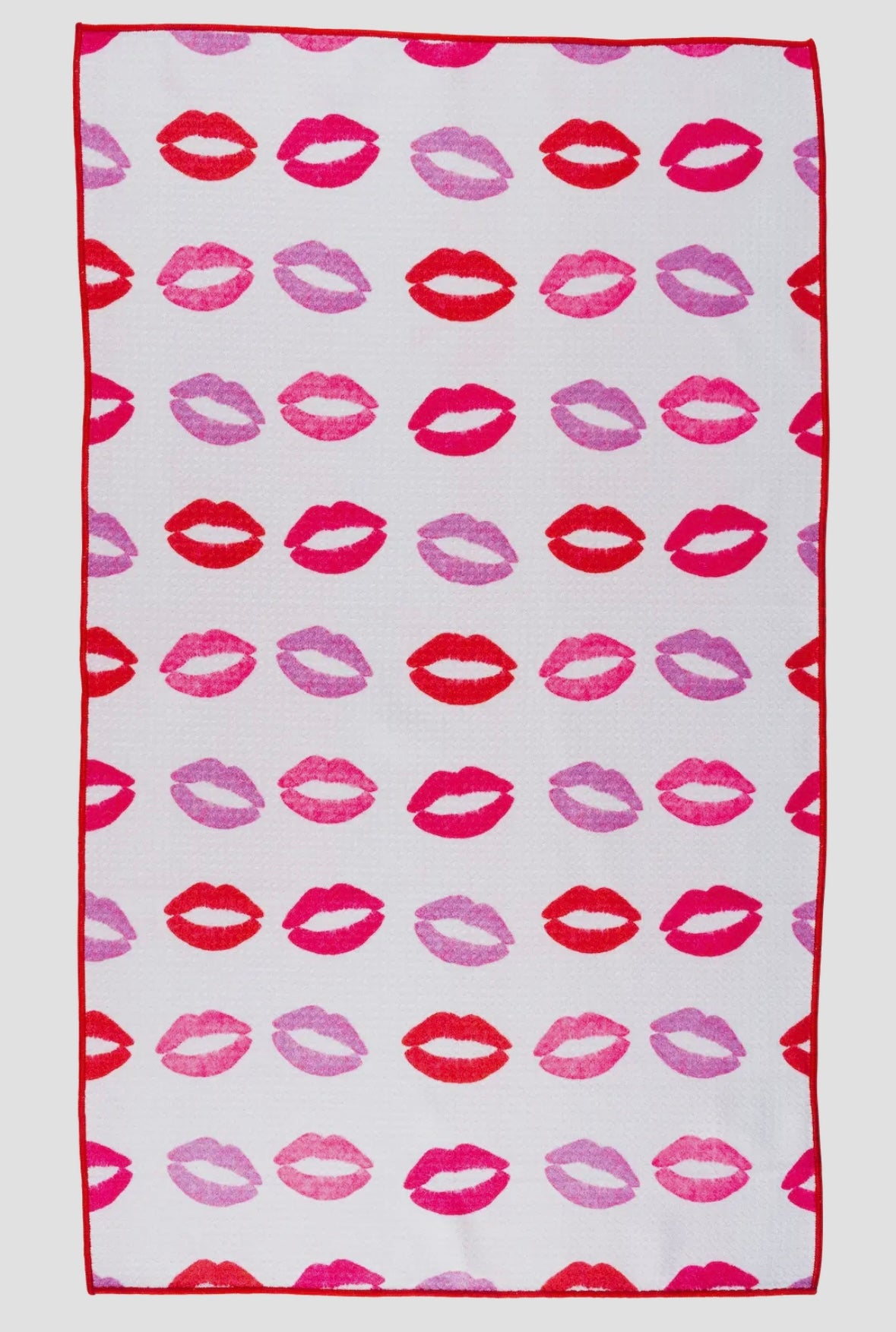 Pucker Up Double-Sided Towel