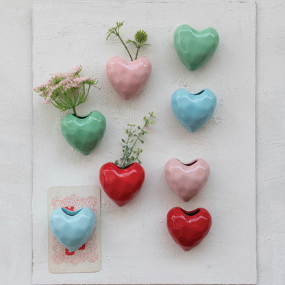 Heart Vase with Magnet