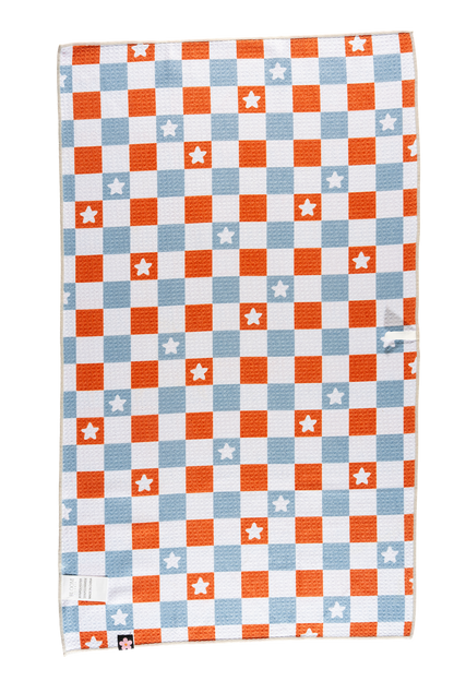 Patriot Plaid Tea Towel