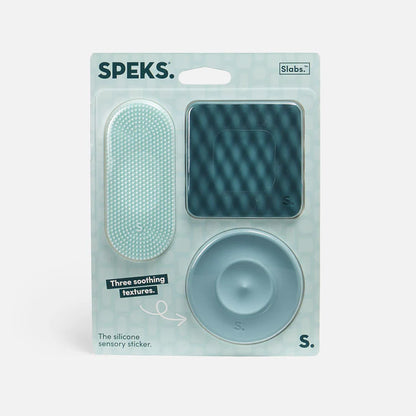 Slabs Silicone Sensory Stickers- Green