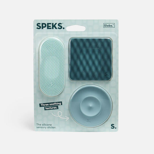 Slabs Silicone Sensory Stickers- Green
