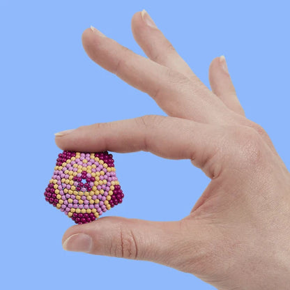 Sassy Bold Pink Speks Mini Magnet Balls