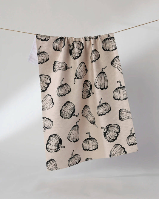 Hollow Season Geometry Tea Towel