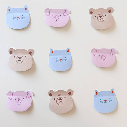 Bear Funny Faces Sticky Notes