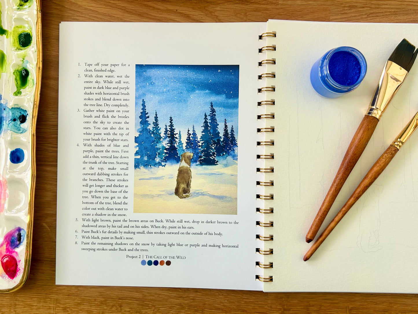 Bookish Watercolor Workbook