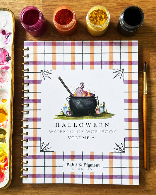 Halloween Volume 2 Watercolor Workbook