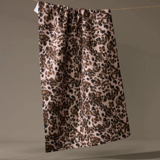 Umber Geometry Tea Towel