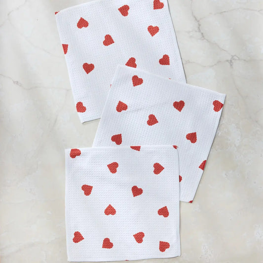 Love Toss Geometry Dishcloth Set