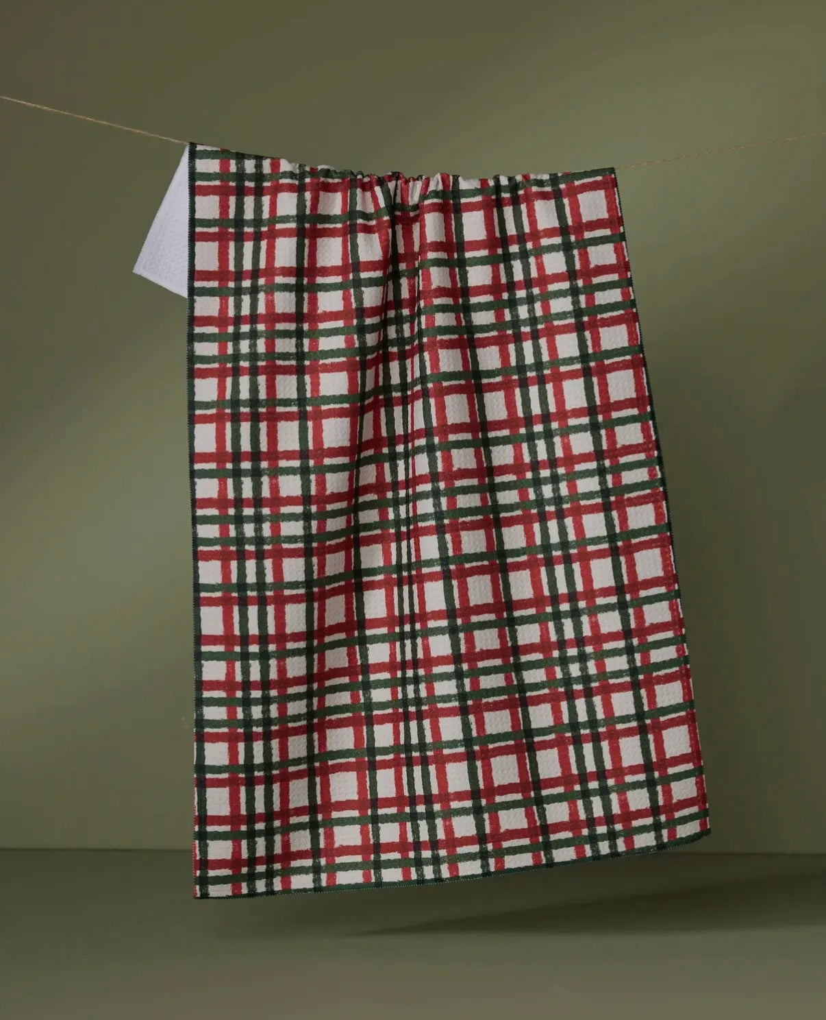 Holiday Charm Geometry Tea Towel