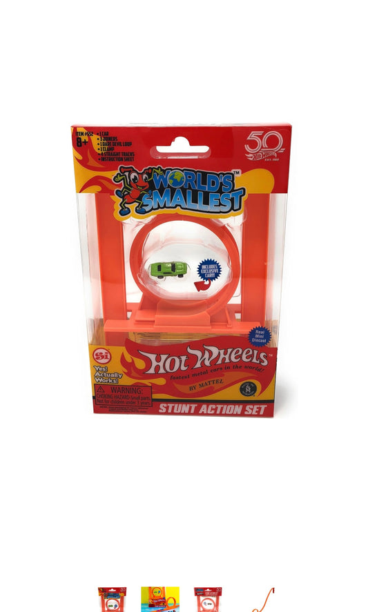 World’s Smallest Hot Wheels Stunt Action Set