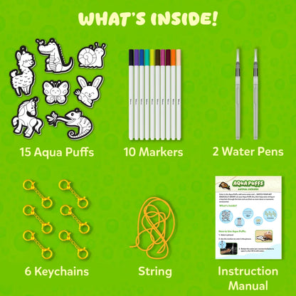 Aqua Puffs: Animal Friends | 3D Art Kit