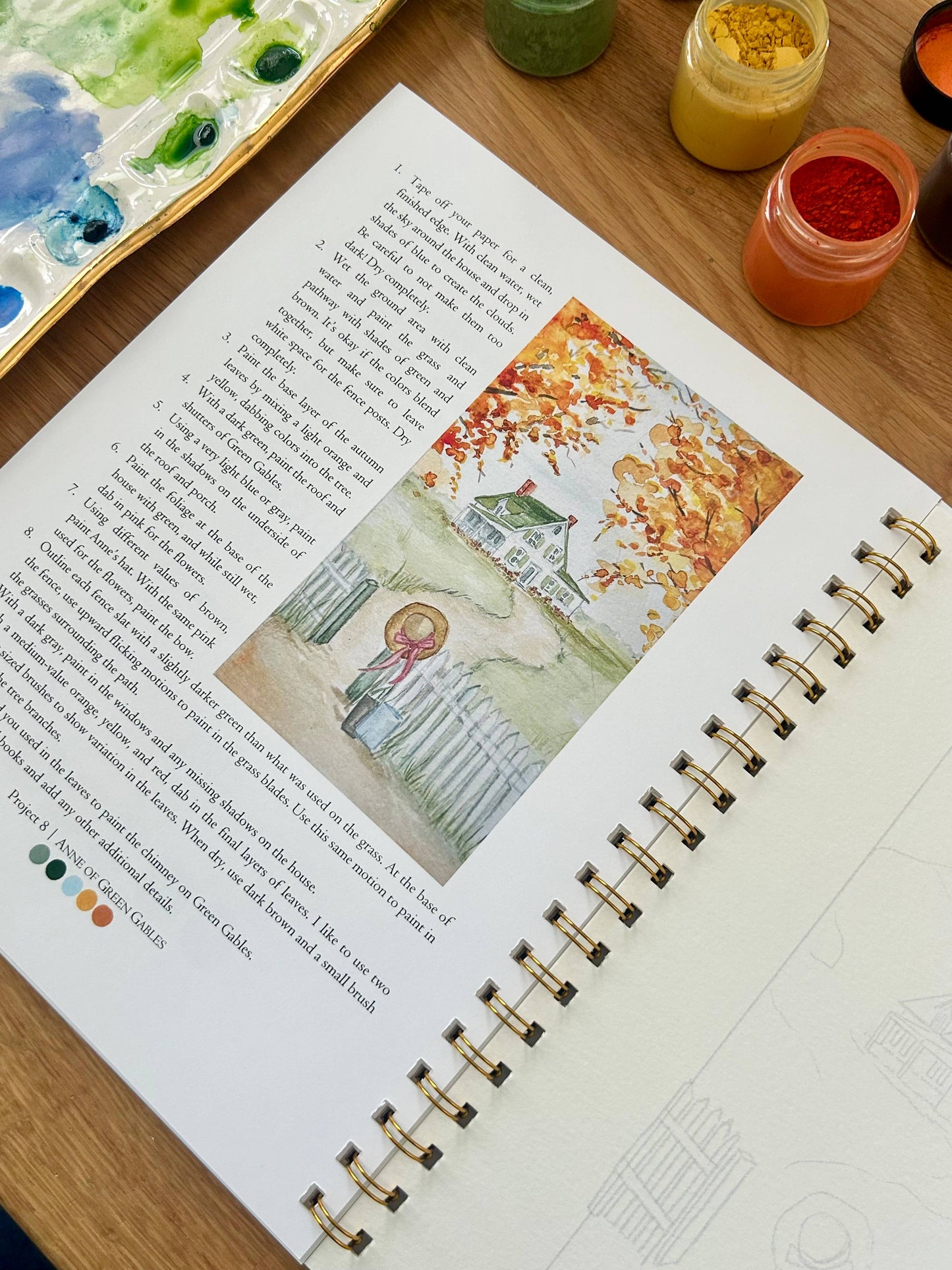 Bookish Watercolor Workbook