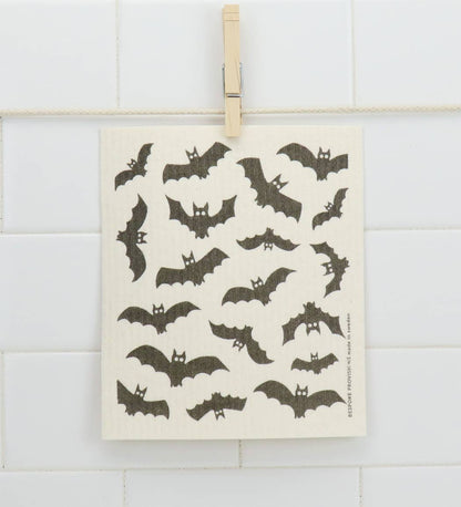 Bats Swedish Dishcloth