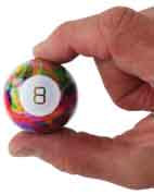World’s Smallest Tie Dye Magic 8 Ball