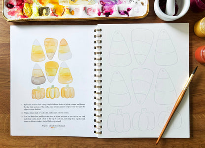 Halloween Volume 2 Watercolor Workbook