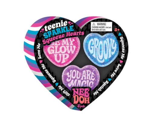Teenie Sparkle Squeeze Hearts Nee Doh