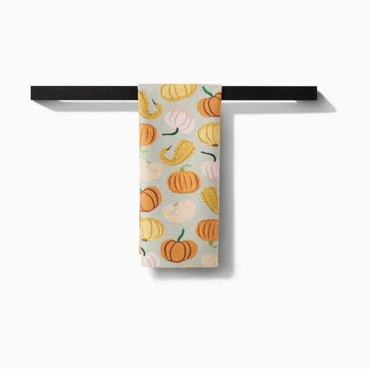 Pumpkins & Gourds Geometry Towel
