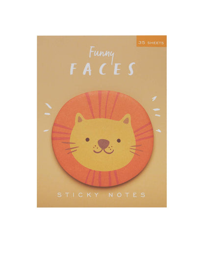 Lion Funny Faces Sticky Notes