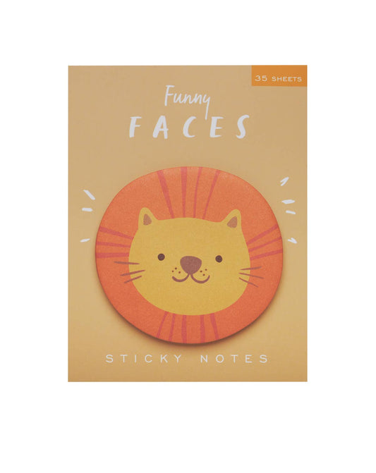 Lion Funny Faces Sticky Notes