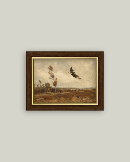 Witch Over an Autumn Sky