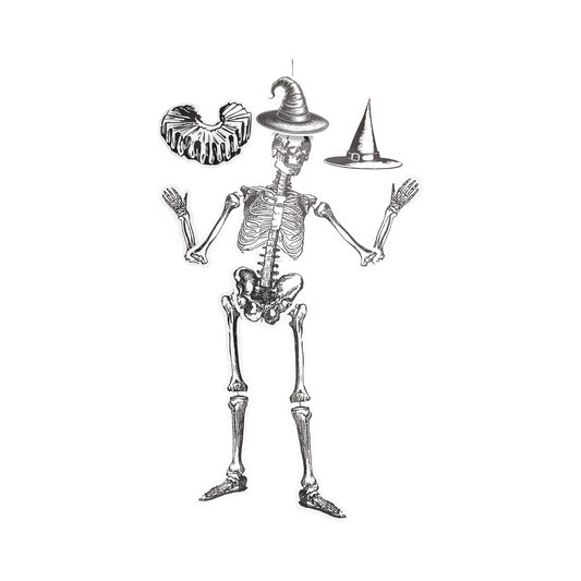 Dancing Large Scale Paper Skeletons