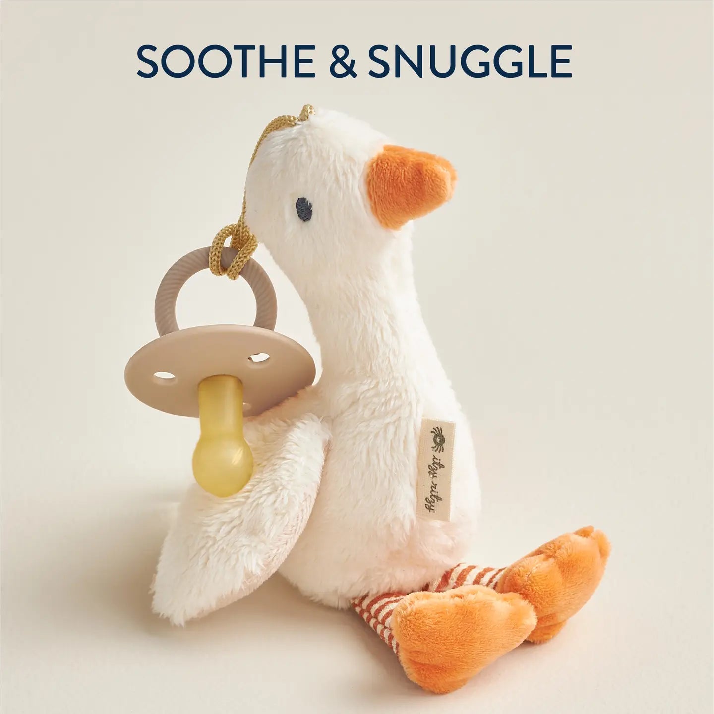 Bitzy Pal Natural Rubber Pacifier & Plush