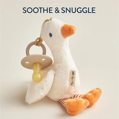 Bitzy Pal Natural Rubber Pacifier & Plush