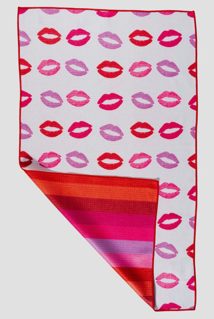 Pucker Up Double-Sided Towel