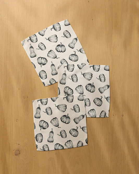 Hollow Season Geometry Dishcloth Set