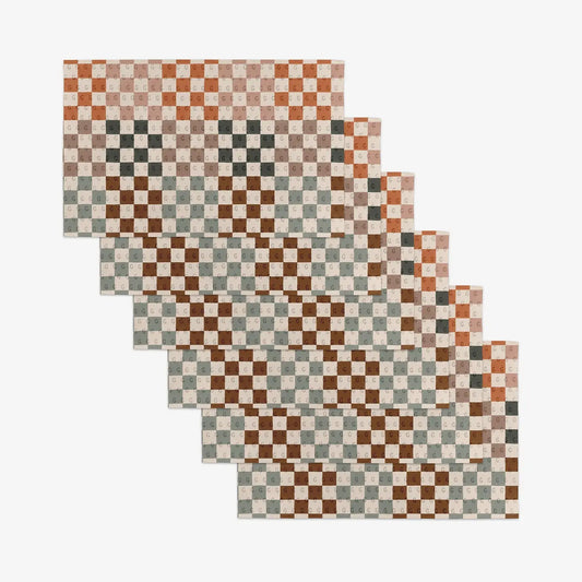 Autumn Checkers Not Paper Towel