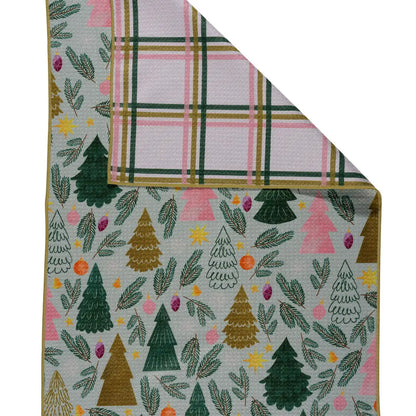 Sparkling Evergreen Tea Towel