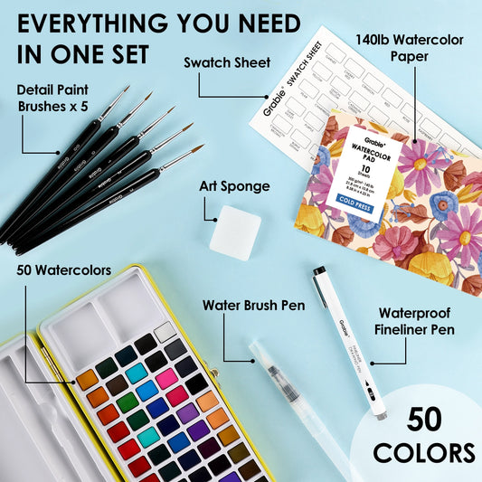All-In-One Premium Watercolor Set