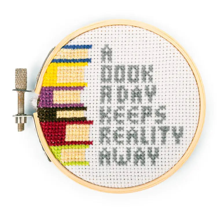 Books Mini Cross Stitch Embroidery Kit