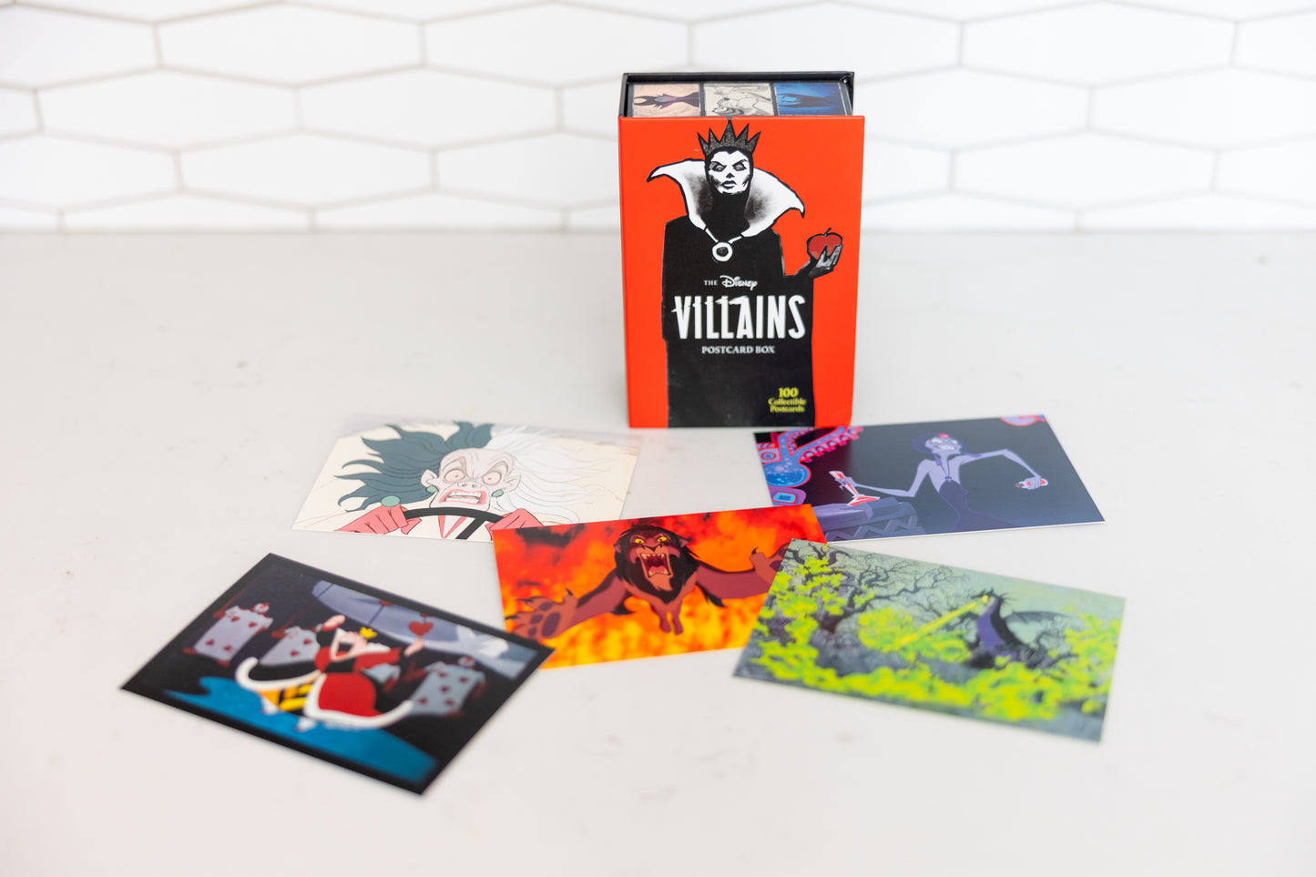 The Disney Villains Postcard Box