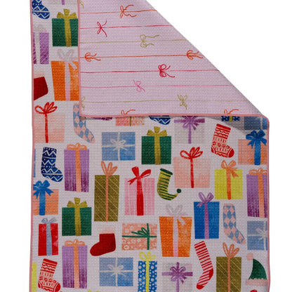 Brightly Wrapped Tea Towel