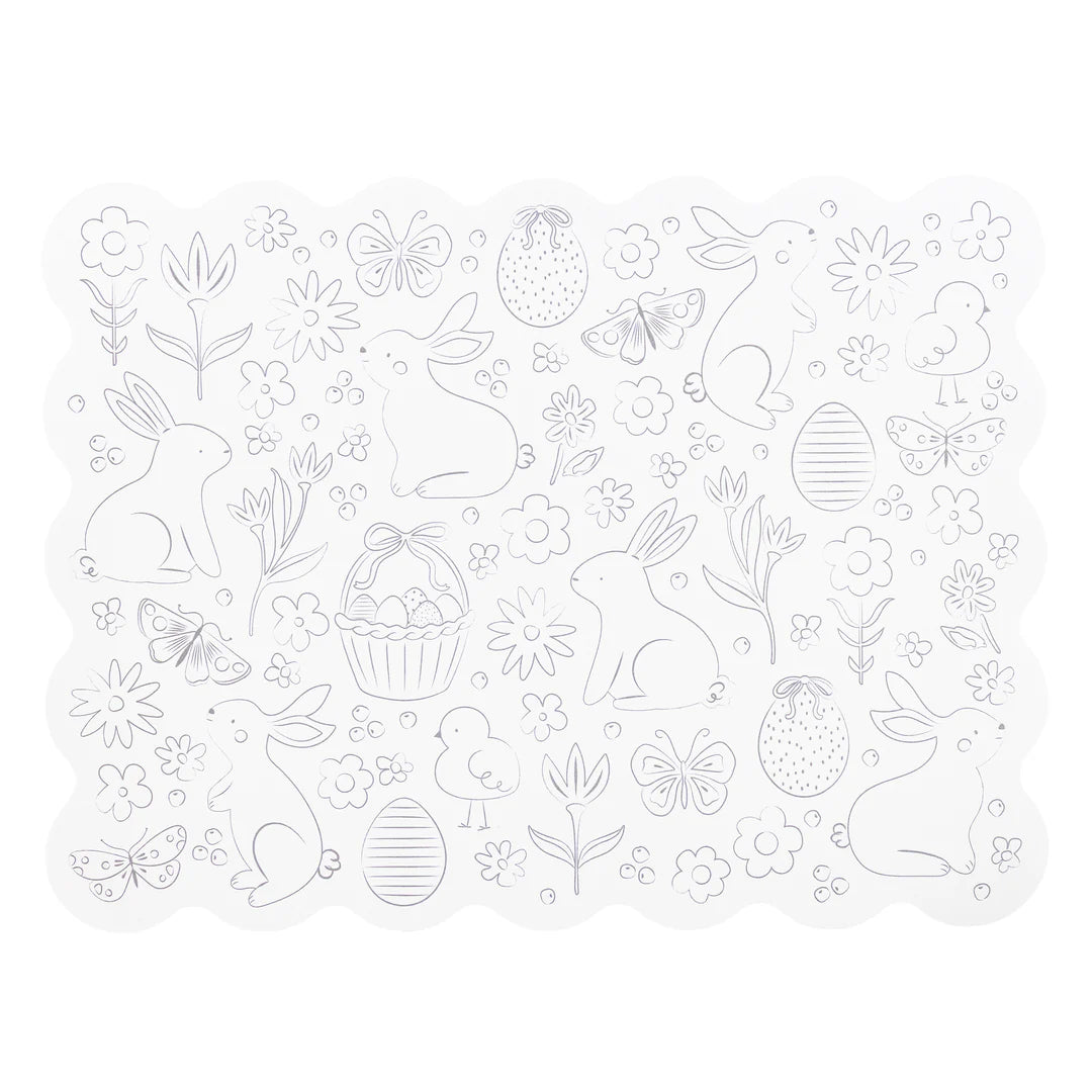 Bunny Pattern Placemat 24ct