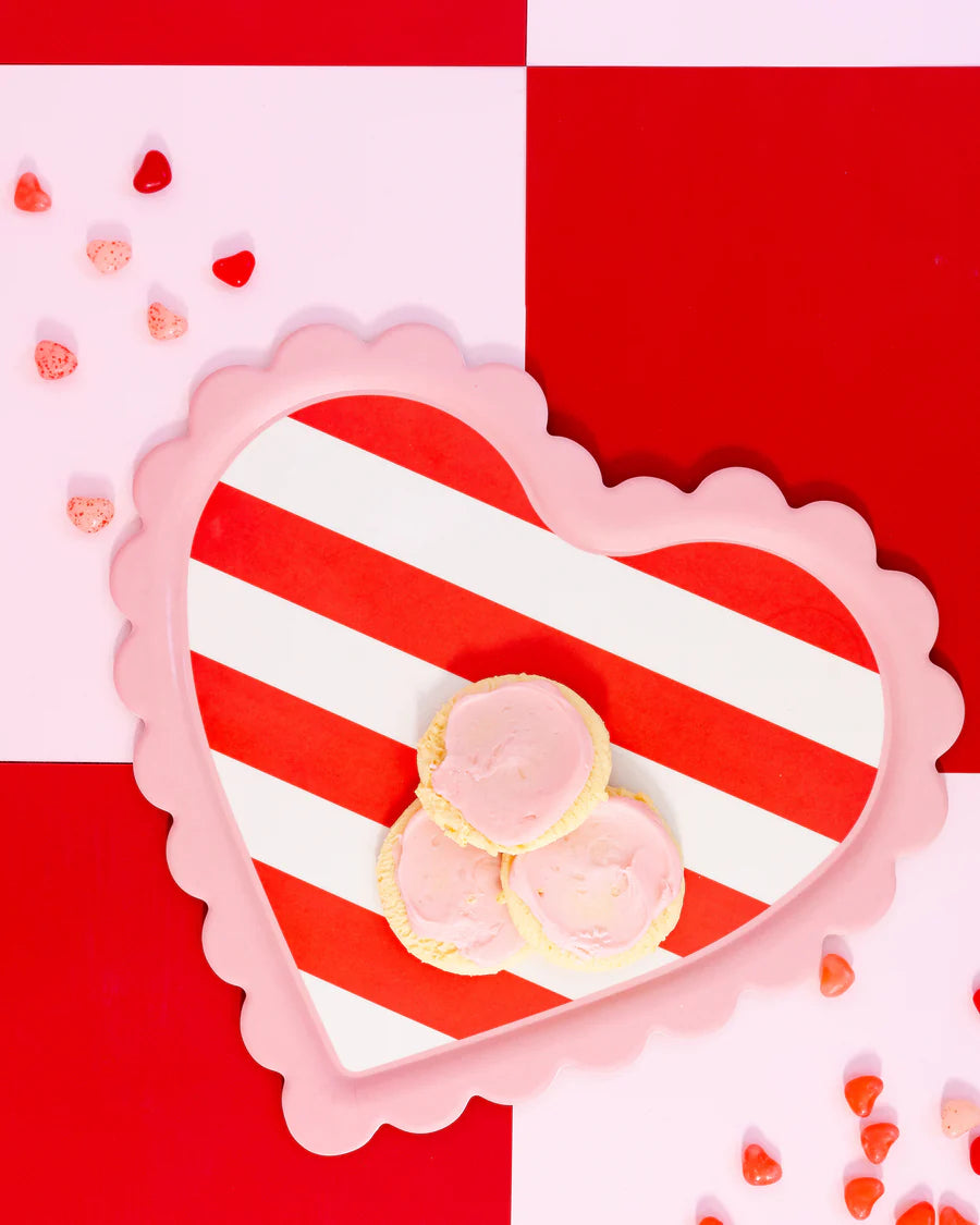 Scalloped Heart Tray