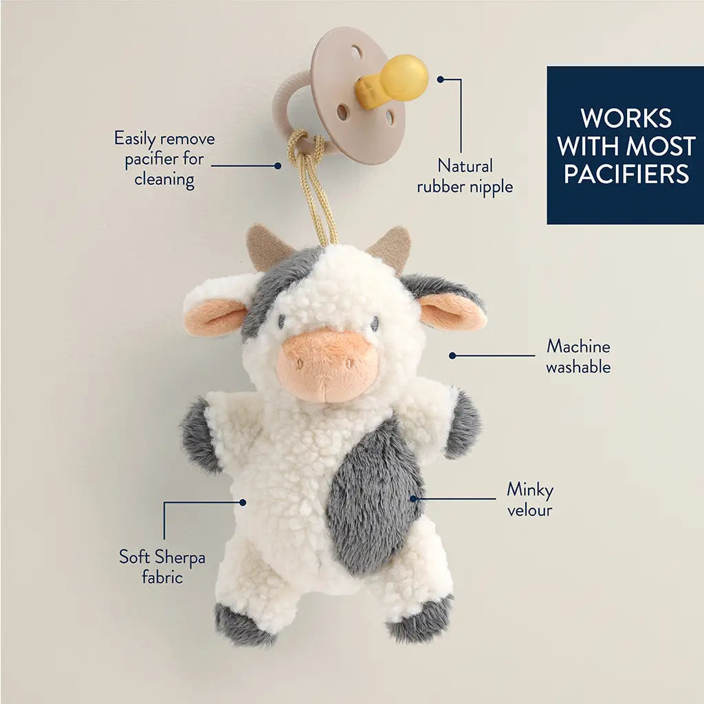 Bitzy Pal Natural Rubber Pacifier & Plush
