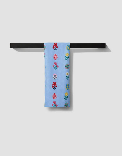 Spring Wildflowers Geometry Towel