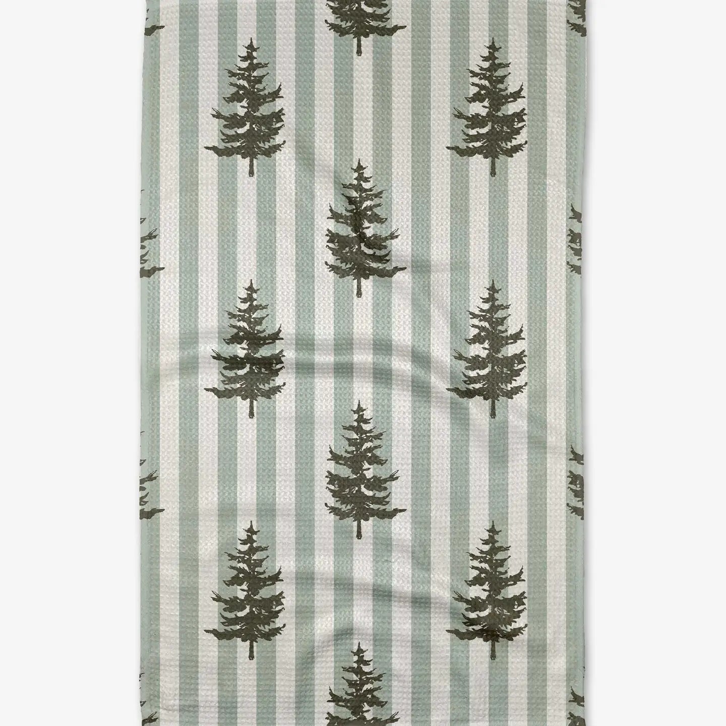 Fir Real Geometry Tea Towel
