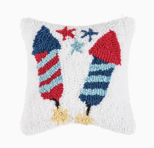 Firecrackers Small Throw Pillow