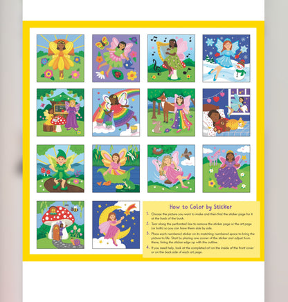Color By Sticker: Fairies