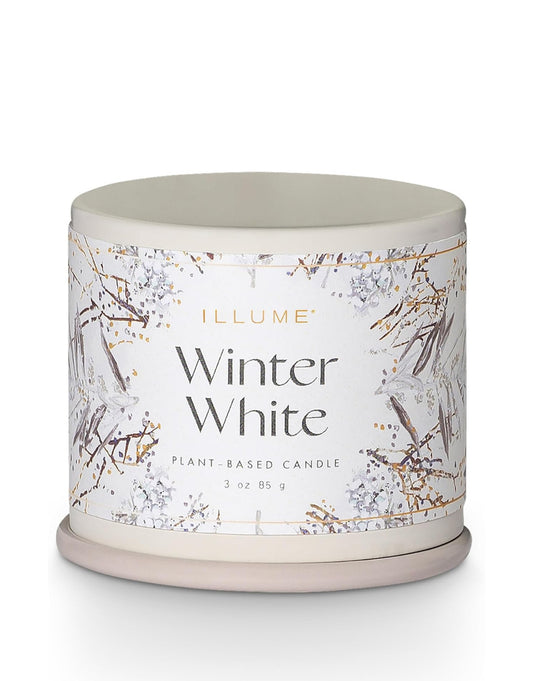 Winter White Vanity Tin Candle