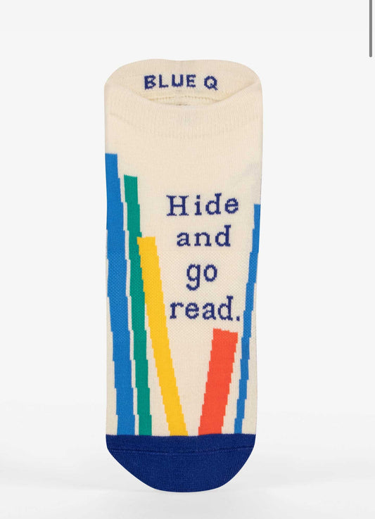 Hide & Go Read Sneaker Socks